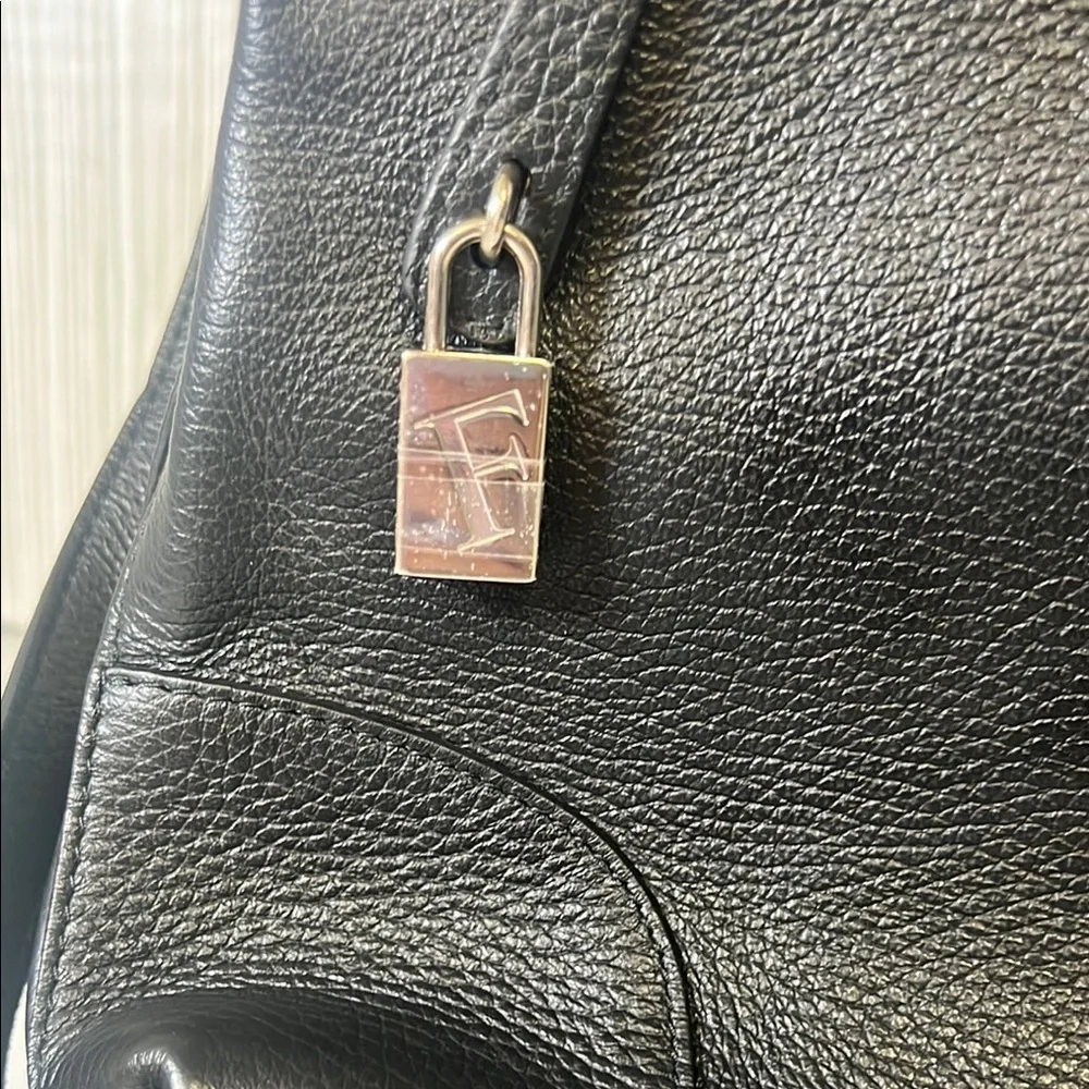 Furla Black Leather Satchel
